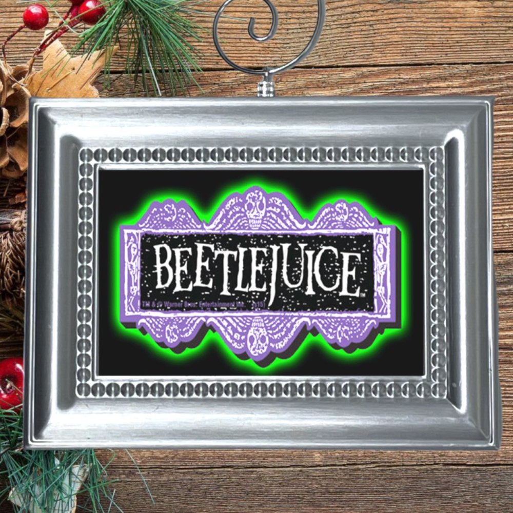Beetlejuice Movie Memorabilia Christmas Tree Ornament